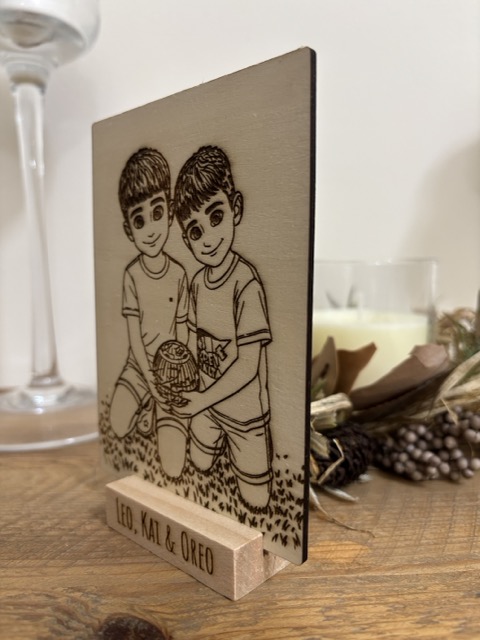 IMG_6096 Medium AI Caricature Engraved on Wood