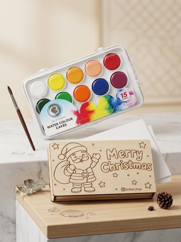 Personalized Watercolor Frame Kit – Paint Your Own Mini Artwork