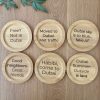 Screenshot Personalized Bamboo Coaster Set with Holder – Set of 6