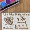 Personalized Watercolor Frame Kit – Paint Your Own Mini Artwork