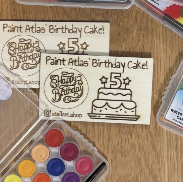 Personalized Watercolor Frame Kit – Paint Your Own Mini Artwork