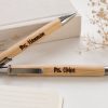 Engraved Bamboo Pen