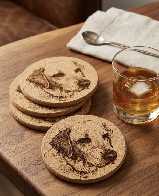IMG_7005 Medium Cork Coaster