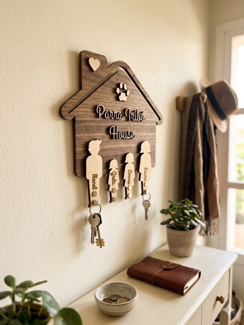 Personalized Family Key Holder