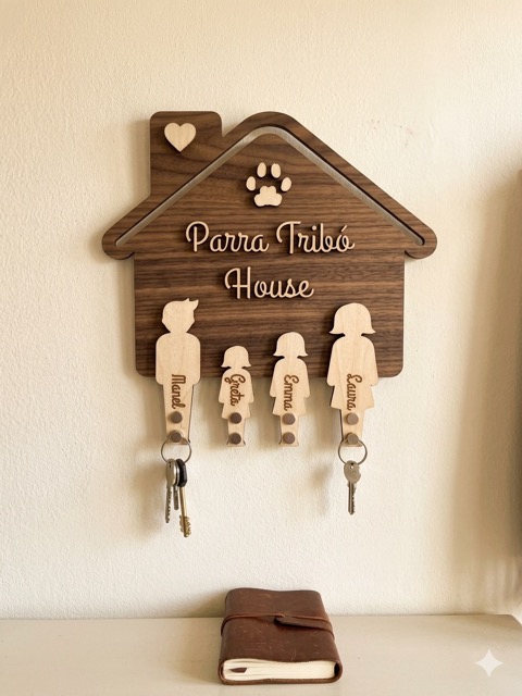Personalized Family Key Holder