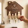 Personalized Family House Key Holder Personalized Family House Key Holder
