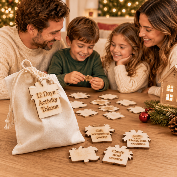12 Days of Christmas – Family Activity Tokens 🎄